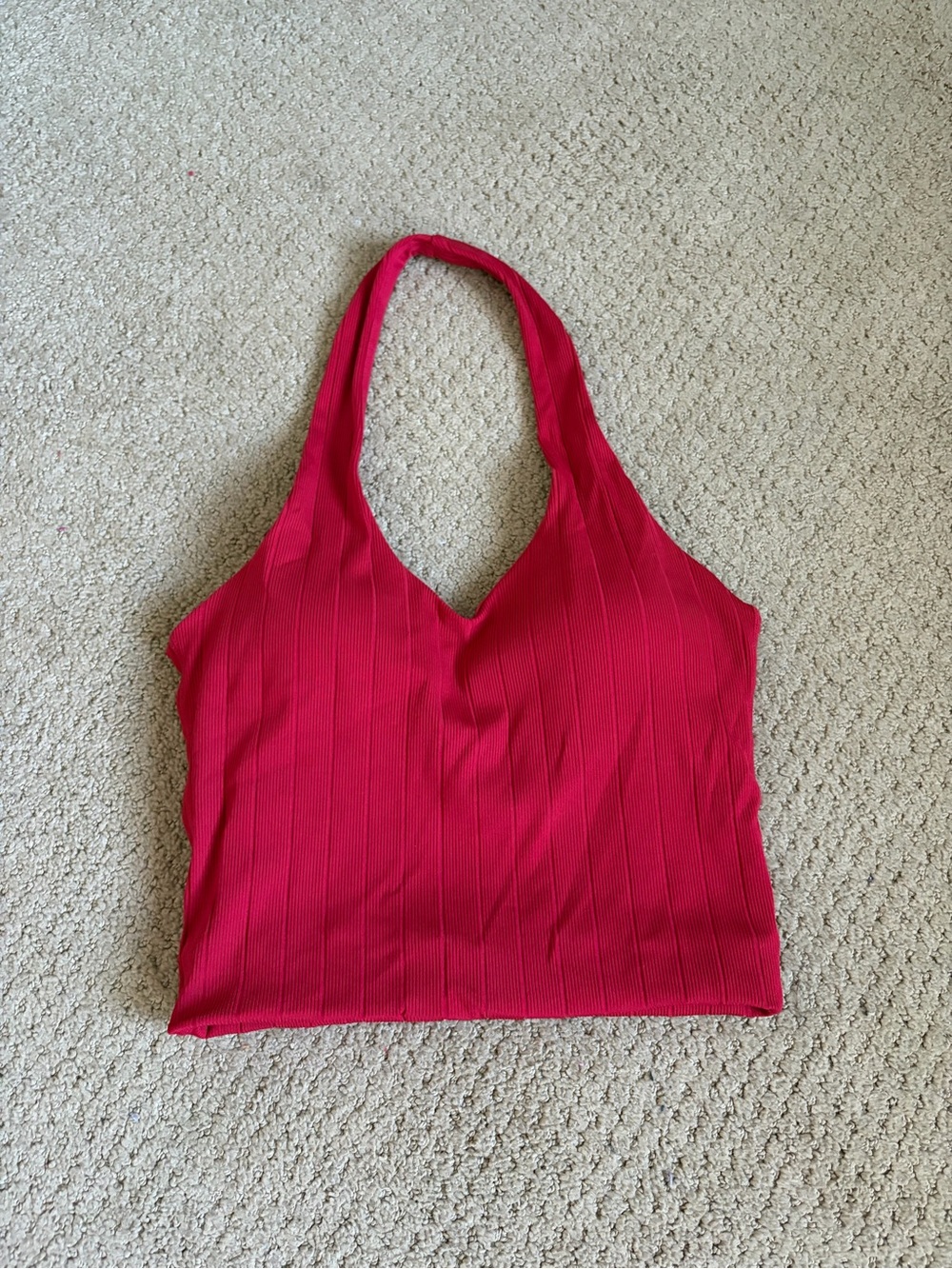 Klassy Network Red Halter Top